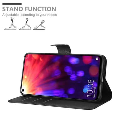 Honor View 20 Deksel Etui Case (svart)