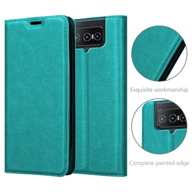 Asus ZenFone 8 FLIP lommebokdeksel case (turkis)
