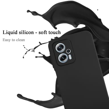 Xiaomi Poco X4 GT silikondeksel case (Svart)