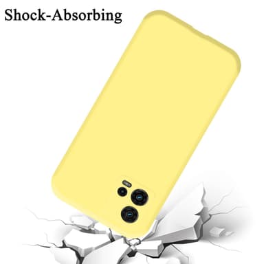Motorola MOTO G72 silikondeksel case (gul)