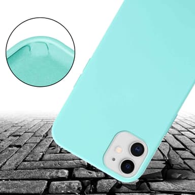 Deksel iPhone 11 med Halskjede (turkis)