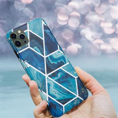 iPhone 12 PRO MAX lommebokdeksel etui (blå)