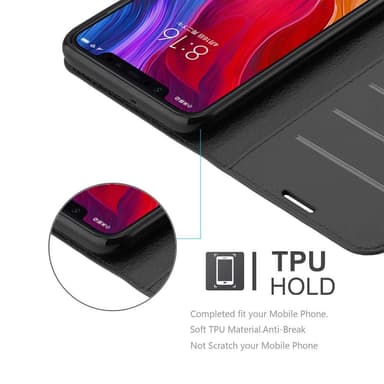 Xiaomi Mi 8 Deksel Etui Case (svart)