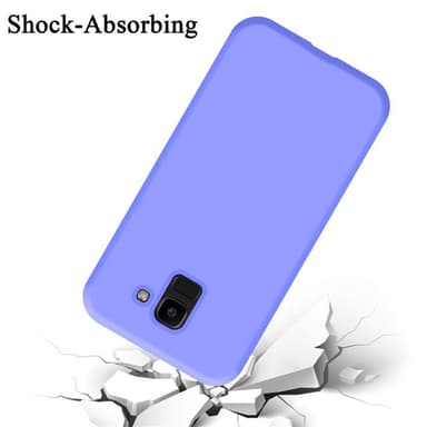 Samsung Galaxy J6 2018 silikondeksel case (lilla)