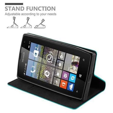 Nokia Lumia 435 lommebokdeksel case (turkis)
