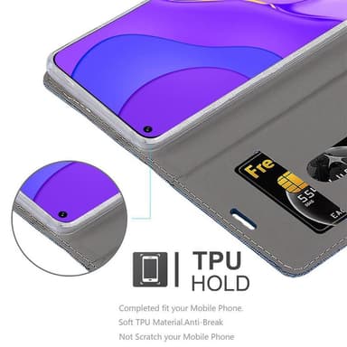 Huawei NOVA 7 5G lommebokdeksel etui (blå)