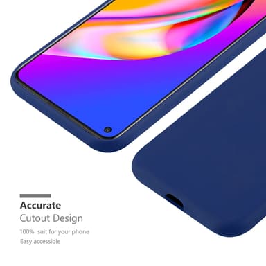 Deksel Oppo A94 5G Silikon cover (blå)