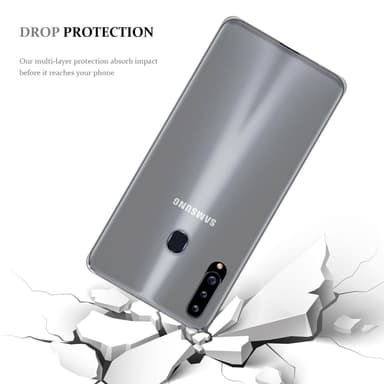 Samsung Galaxy A20s deksel ultra slim (gjennomsiktig)