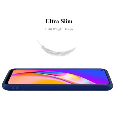 Deksel Oppo A94 5G Silikon cover (blå)