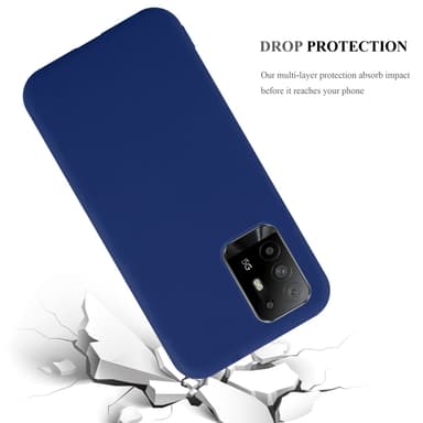 Deksel Oppo A94 5G Silikon cover (blå)
