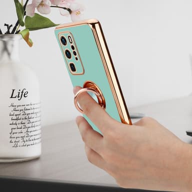 Huawei P40 PRO silikondeksel case (turkis)