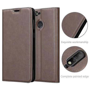 Huawei Y6 PRIME lommebokdeksel case (brun)