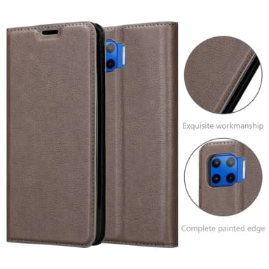 Motorola MOTO G 5G PLUS lommebokdeksel case (brun)