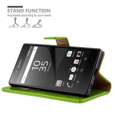 Sony Xperia Z5 lommebokdeksel etui (grønn)