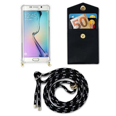 Samsung Galaxy S6 Deksel med Halskjede (svart)