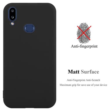 Deksel Samsung Galaxy A10s / M01s Silikon cover (svart)