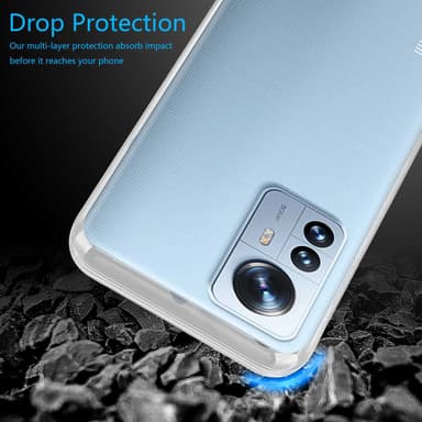 Xiaomi 12 PRO deksel ultra slim (gjennomsiktig)