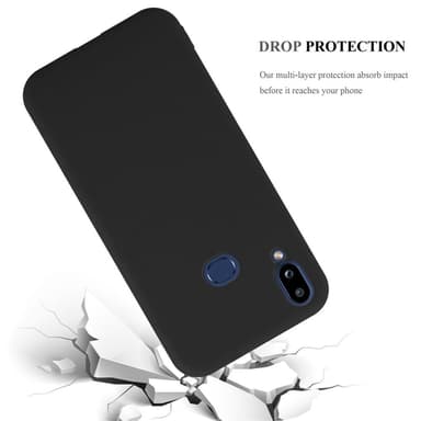 Deksel Samsung Galaxy A10s / M01s Silikon cover (svart)