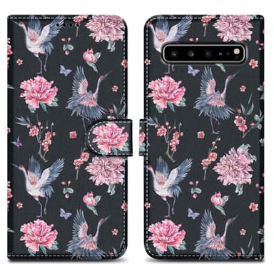 Samsung Galaxy S10 5G lommebokdeksel etui (svart)
