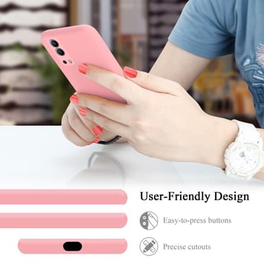 Vivo Y52 5G / Y72 5G silikondeksel case (rosa)