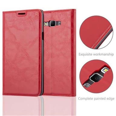 Samsung Galaxy A7 2015 lommebokdeksel case (rød)