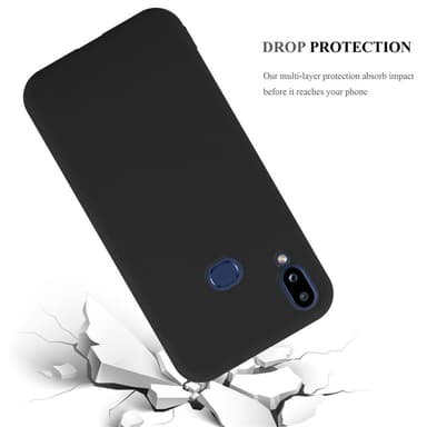 Deksel Samsung Galaxy A10s / M01s Silikon cover (svart)