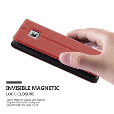 Samsung Galaxy S2 / S2 PLUS lommebokdeksel cover (rød)