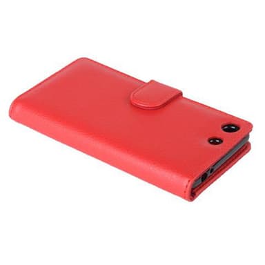 Sony Xperia M5 lommebokdeksel case (rød)
