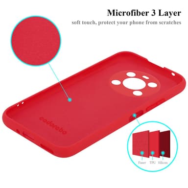 Honor MAGIC 4 LITE silikondeksel case (Rød)