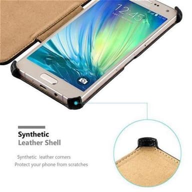 Samsung Galaxy A3 2015 lommebokdeksel case (svart)