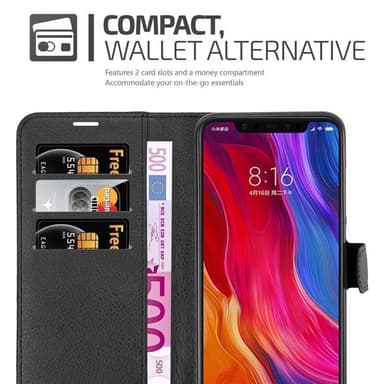 Xiaomi Mi 8 Deksel Etui Case (svart)