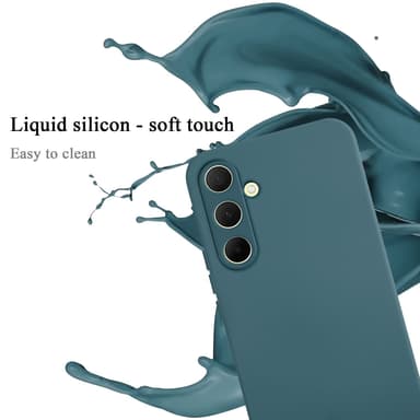 Samsung Galaxy A35 silikondeksel case (Grønn)