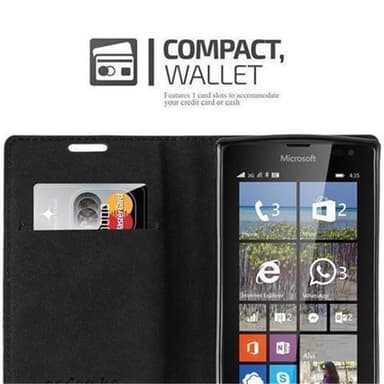 Nokia Lumia 435 lommebokdeksel case (turkis)