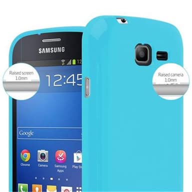 Samsung Galaxy TREND LITE Deksel Case Cover (blå)