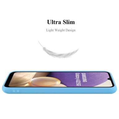 Deksel Samsung Galaxy A32 4G Silikon cover (blå)