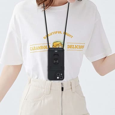 iPhone 15 PLUS Deksel case (Svart)