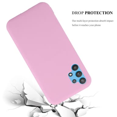 Deksel Samsung Galaxy A32 4G Silikon cover (rosa)
