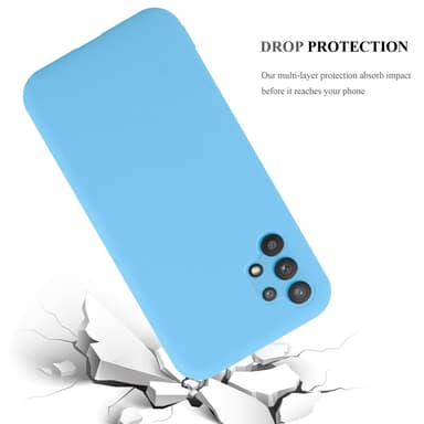 Deksel Samsung Galaxy A32 4G Silikon cover (blå)