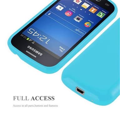 Samsung Galaxy TREND LITE Deksel Case Cover (blå)