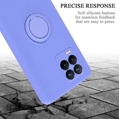 Deksel Realme 8 4G / 8 PRO Ring Case (lilla)