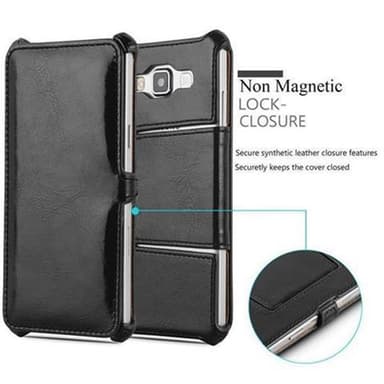 Samsung Galaxy A3 2015 lommebokdeksel case (svart)