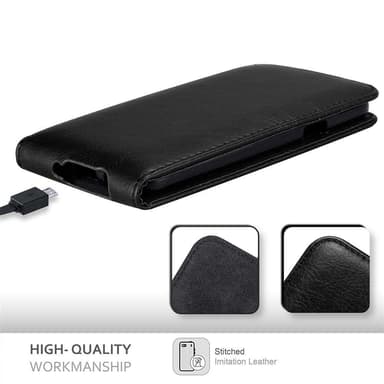 Samsung Galaxy A3 2015 deksel flip cover (svart)