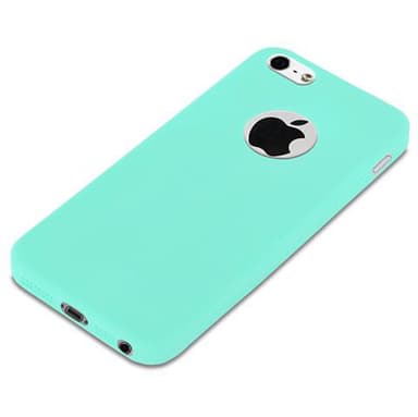 Deksel iPhone 5 / 5S / SE 2016 Silikon cover (blå)