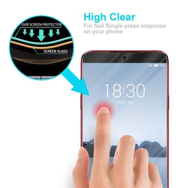 MEIZU 15 LITE Skjermbeskytter Skärmskydd