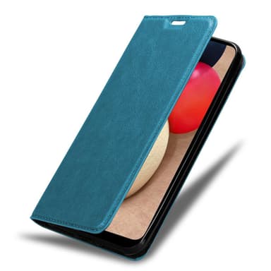 Samsung Galaxy A02s lommebokdeksel case (turkis)