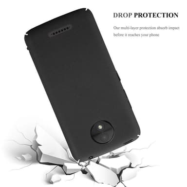 Motorola MOTO C PLUS Hardt Deksel Cover (svart)