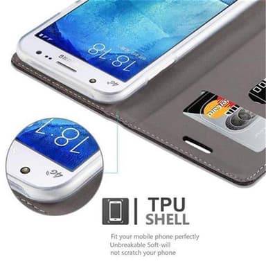 Samsung Galaxy J5 2015 lommebokdeksel etui (grå)