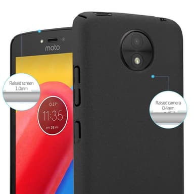 Motorola MOTO C PLUS Hardt Deksel Cover (svart)
