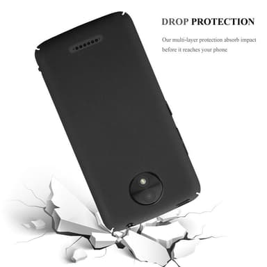 Motorola MOTO C PLUS Hardt Deksel Cover (svart)