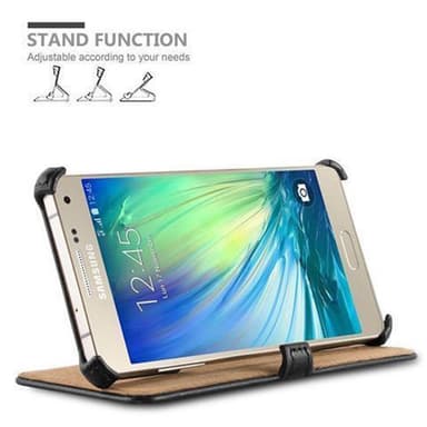 Samsung Galaxy A3 2015 lommebokdeksel case (svart)